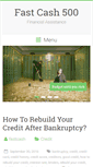 Mobile Screenshot of fastcash500.org