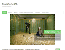 Tablet Screenshot of fastcash500.org